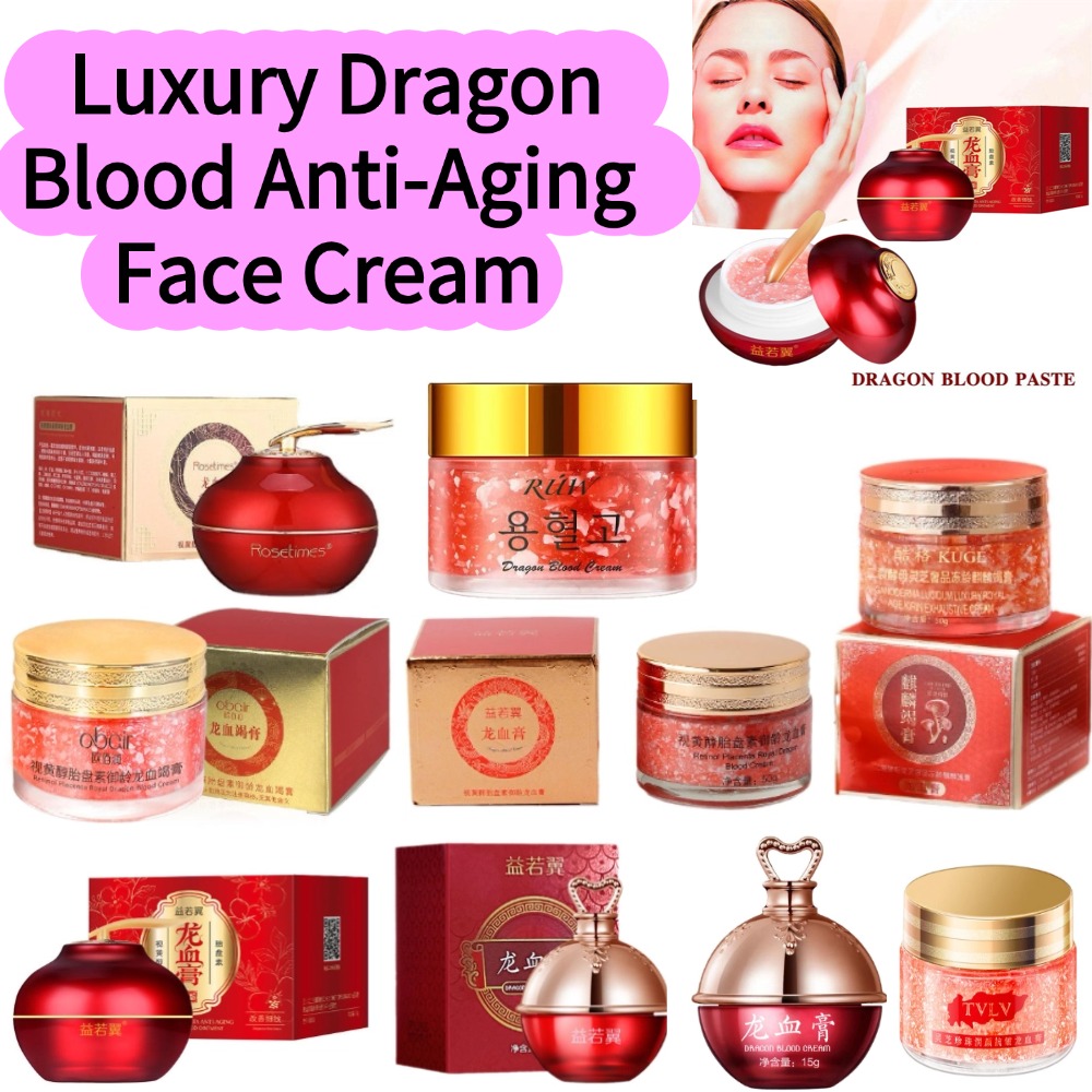 Luxury Skincare & Spa - Luxuriöse Drachenblut Anti-Aging Gesichtscreme mit Retinol-Extrakt