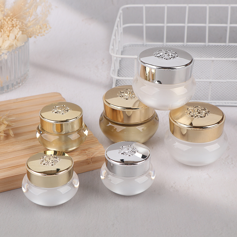 Luxury Skincare & Spa - Leere Acryl-Reise-Cremetiegel 5/10/20g Nachfüllbare Flaschen Make-up-Behälter