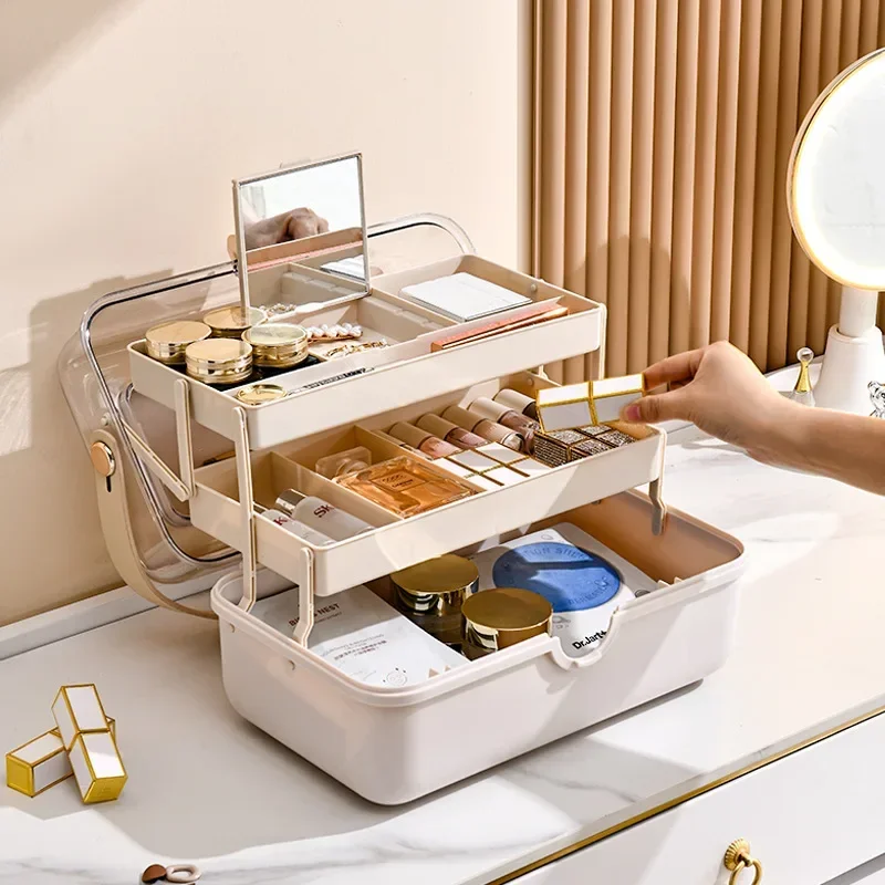 High Luxury Skincare - Licht Luxus Kosmetik Lagerung Box Desktop