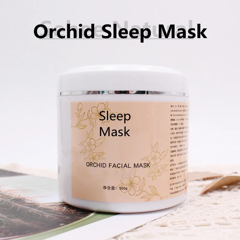 Luxury Skincare Moisturizer - Feuchtigkeitsauffüllung, luxuriöse Orchideen-Schlaf-Gesichtsmaske, antioxidative, aufhellende Anti-Aging-Hautpflegemaske,