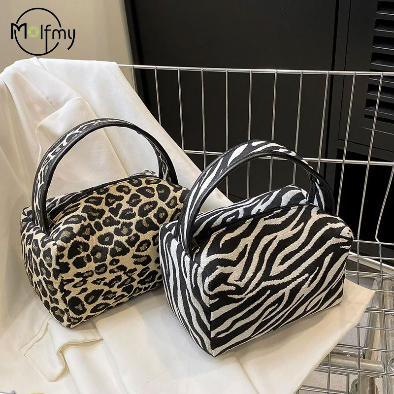 Luxury Skincare & Spa - Leoparden-Make-up-Tasche, luxuriös, großes Fassungsvermögen, für die