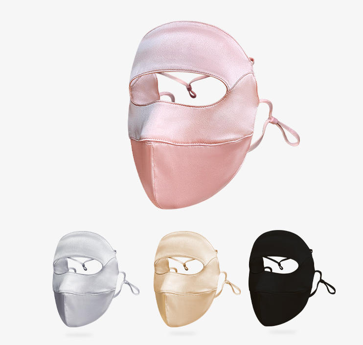 Luxury Skincare For Women - Momme Luxus Maulbeerseide UV-Gesichtsmaske UPF 50+